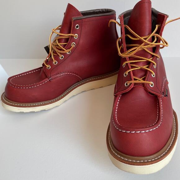 Red Wing Shoes Other - Red Wing Mens 6'' Classic Moc Gore-Tex Leather Boots Size 10 Russet Red 8864 New